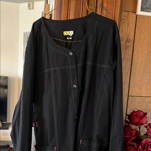 Black Women's Jacket wink scrub jacket